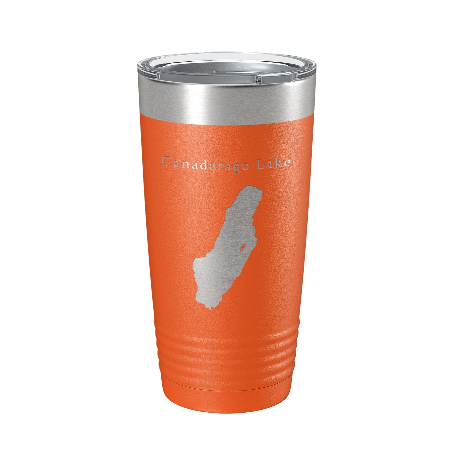 Canadarago Lake Map Tumbler Travel Mug Insulated Laser Engraved Coffee Cup New York 20 oz-17