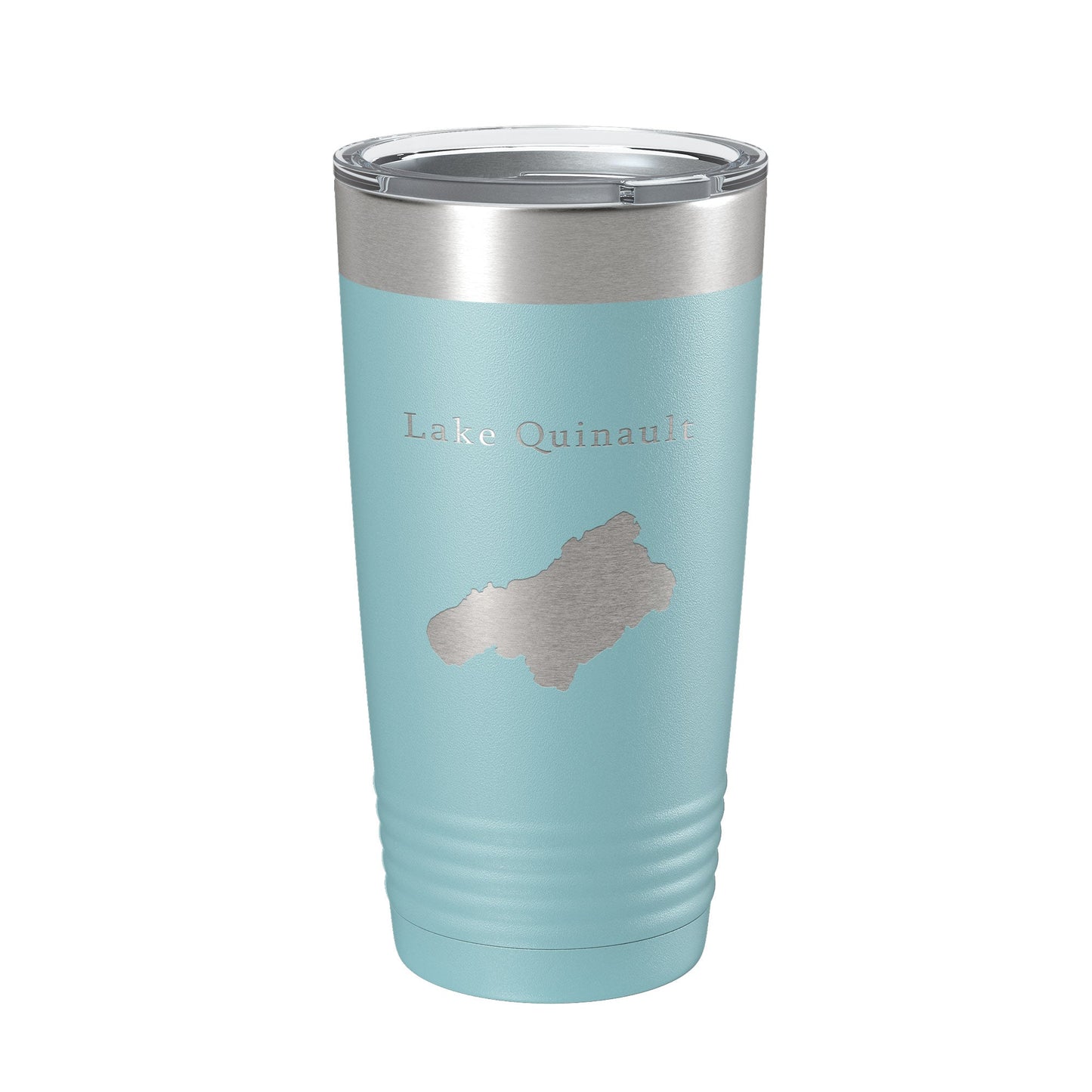 Lake Quinault Map Tumbler Travel Mug Insulated Laser Engraved Coffee Cup Washington 20 oz