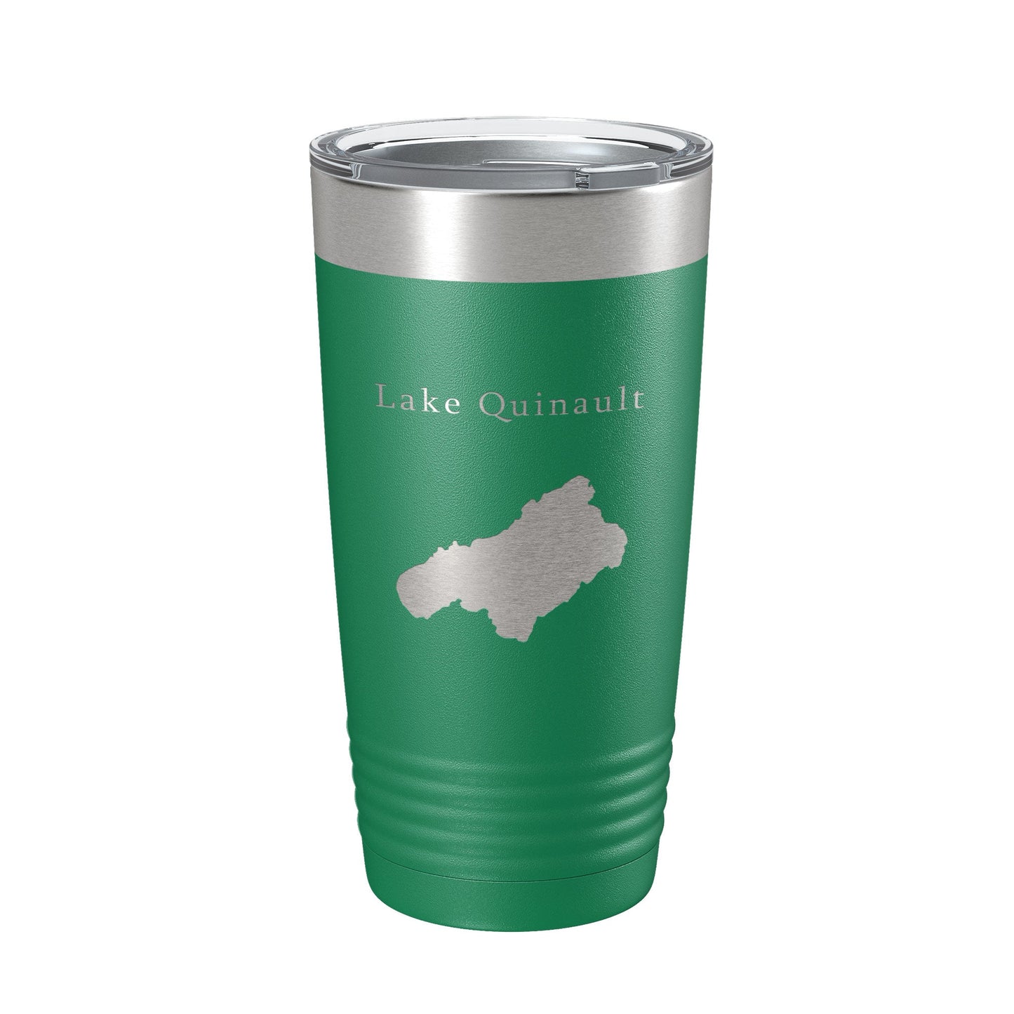 Lake Quinault Map Tumbler Travel Mug Insulated Laser Engraved Coffee Cup Washington 20 oz