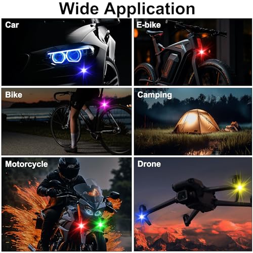 4PCS Wireless LED Strobe Lights