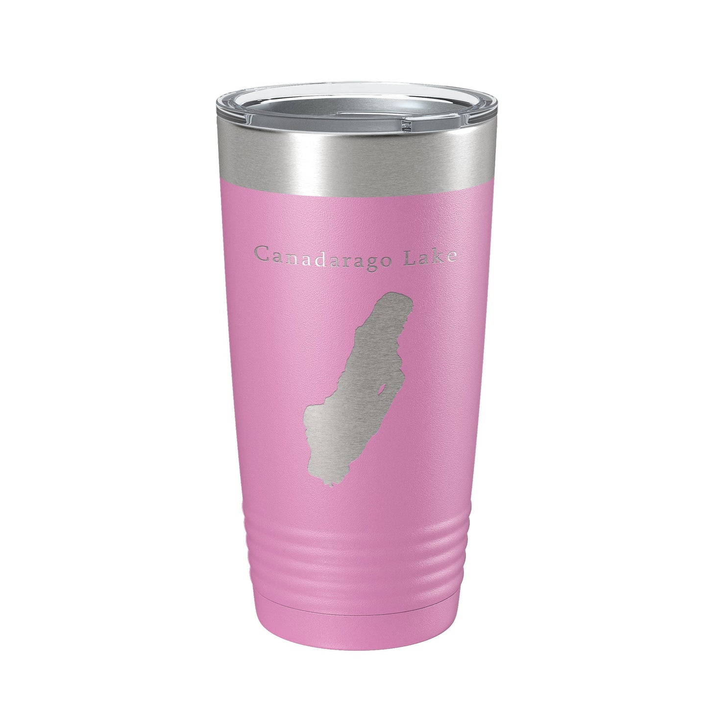 Canadarago Lake Map Tumbler Travel Mug Insulated Laser Engraved Coffee Cup New York 20 oz-14