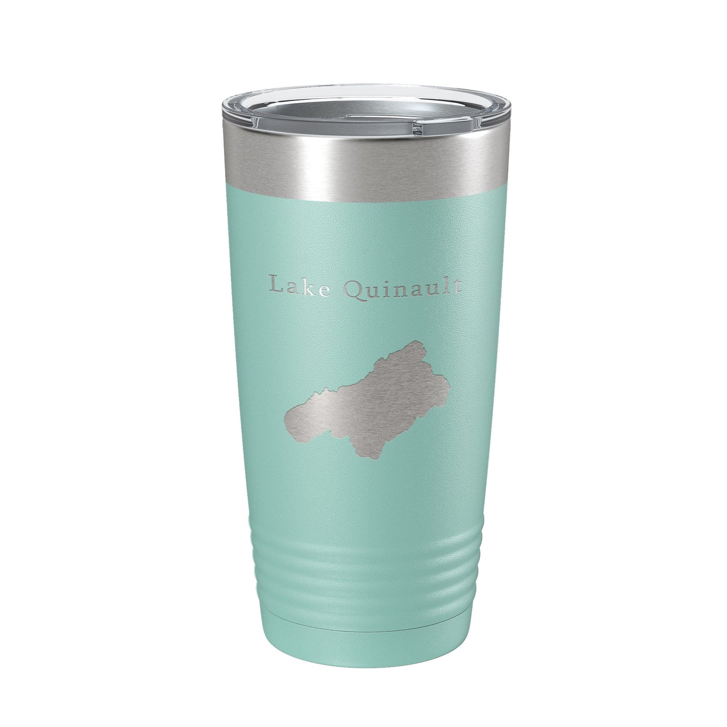 Lake Quinault Map Tumbler Travel Mug Insulated Laser Engraved Coffee Cup Washington 20 oz