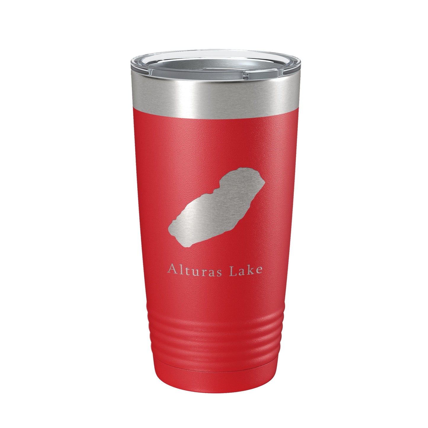 Alturas Lake Map Tumbler Travel Mug Insulated Laser Engraved Coffee Cup Idaho 20 oz