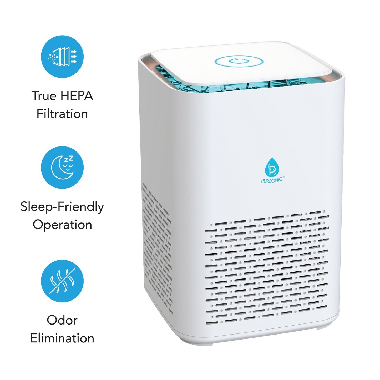 True HEPA Air Purifier Duo – 4-Stage Large Room Purifier + Compact 3-Stage Purifier Set