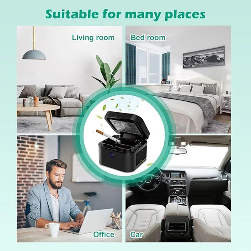 NNEOBA Smokeless Ashtray Air Purifier