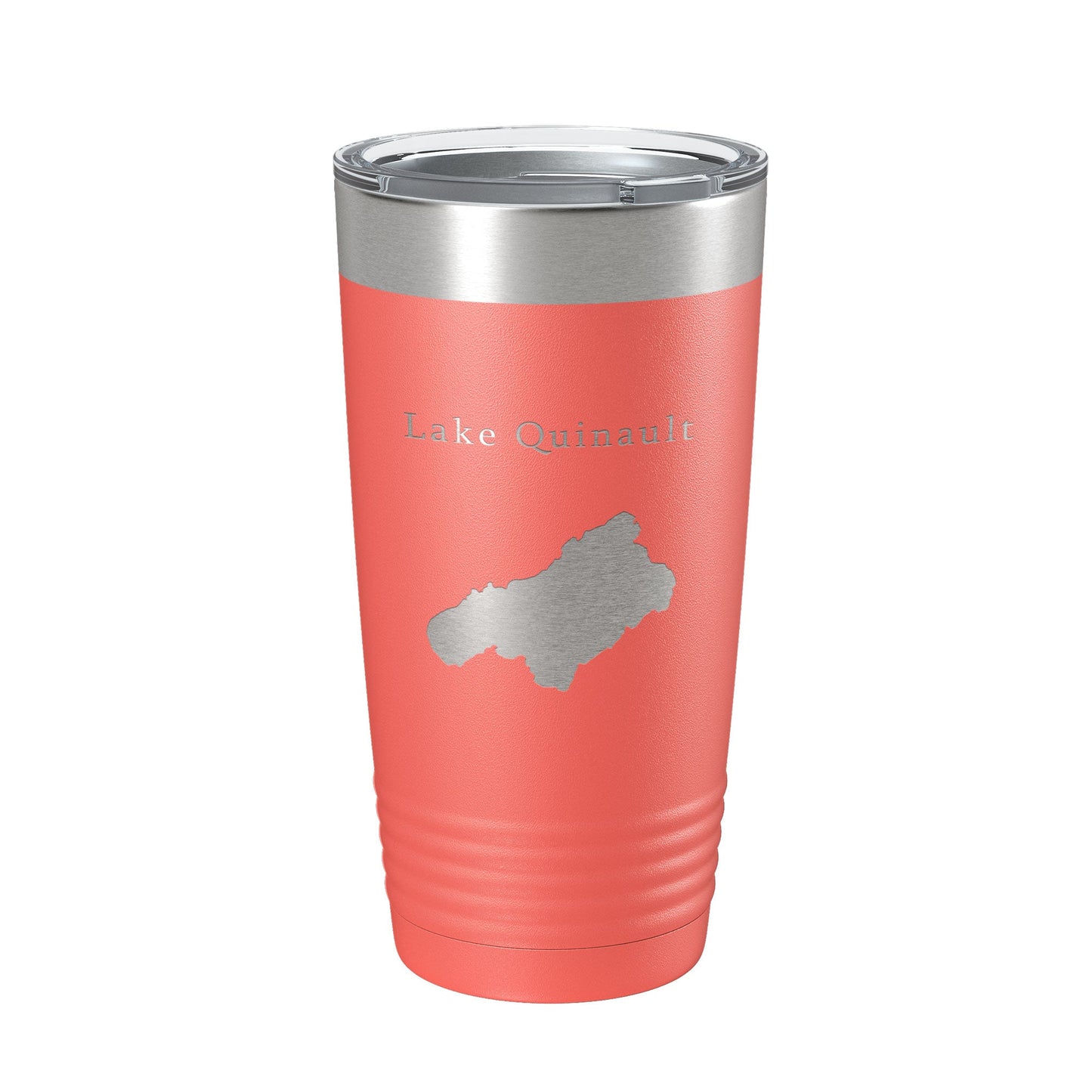 Lake Quinault Map Tumbler Travel Mug Insulated Laser Engraved Coffee Cup Washington 20 oz
