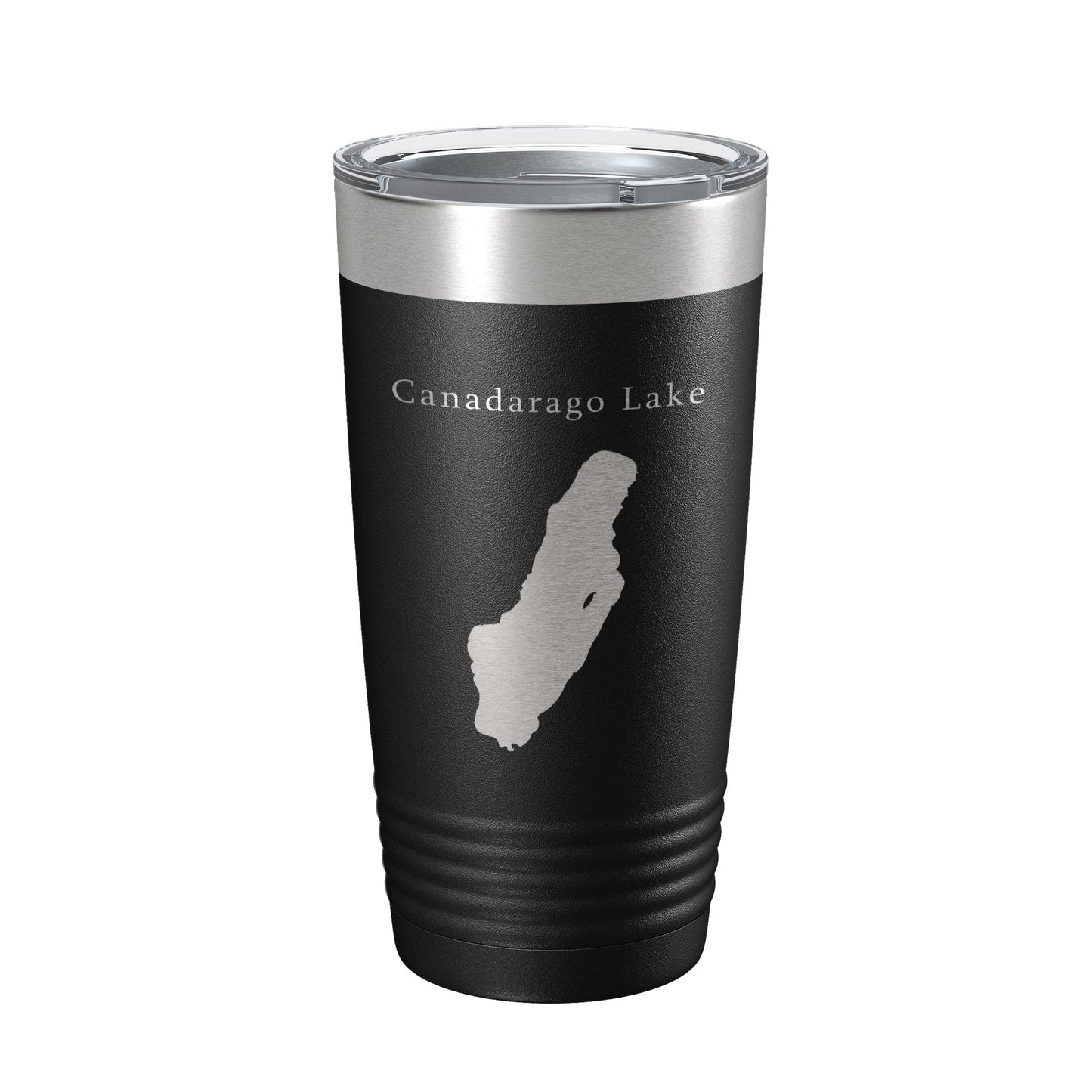 Canadarago Lake Map Tumbler Travel Mug Insulated Laser Engraved Coffee Cup New York 20 oz-5