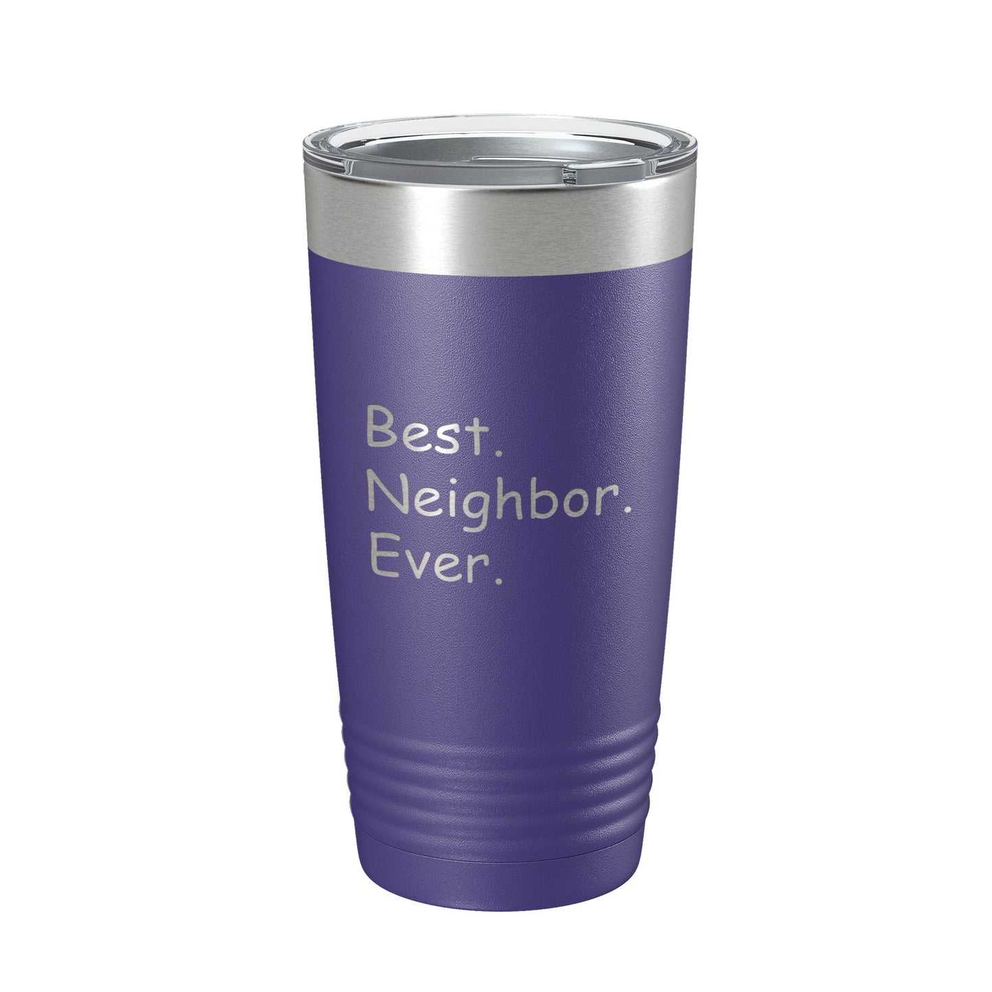 Best Neighbor Ever Tumbler Moving Travel Mug Insulated Laser Engraved Coffee Cup Housewarming Gift New Going Away Farewell Thank You 20 oz