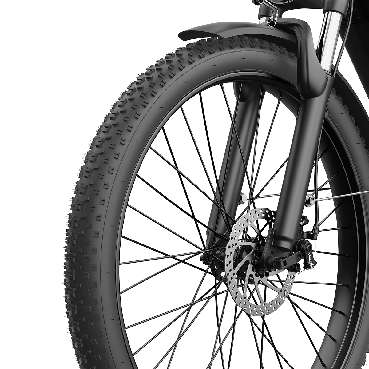 Aipas 24" Electric Mountain Bike Fat Tire 1100W City Bicycle -Commuter ebike