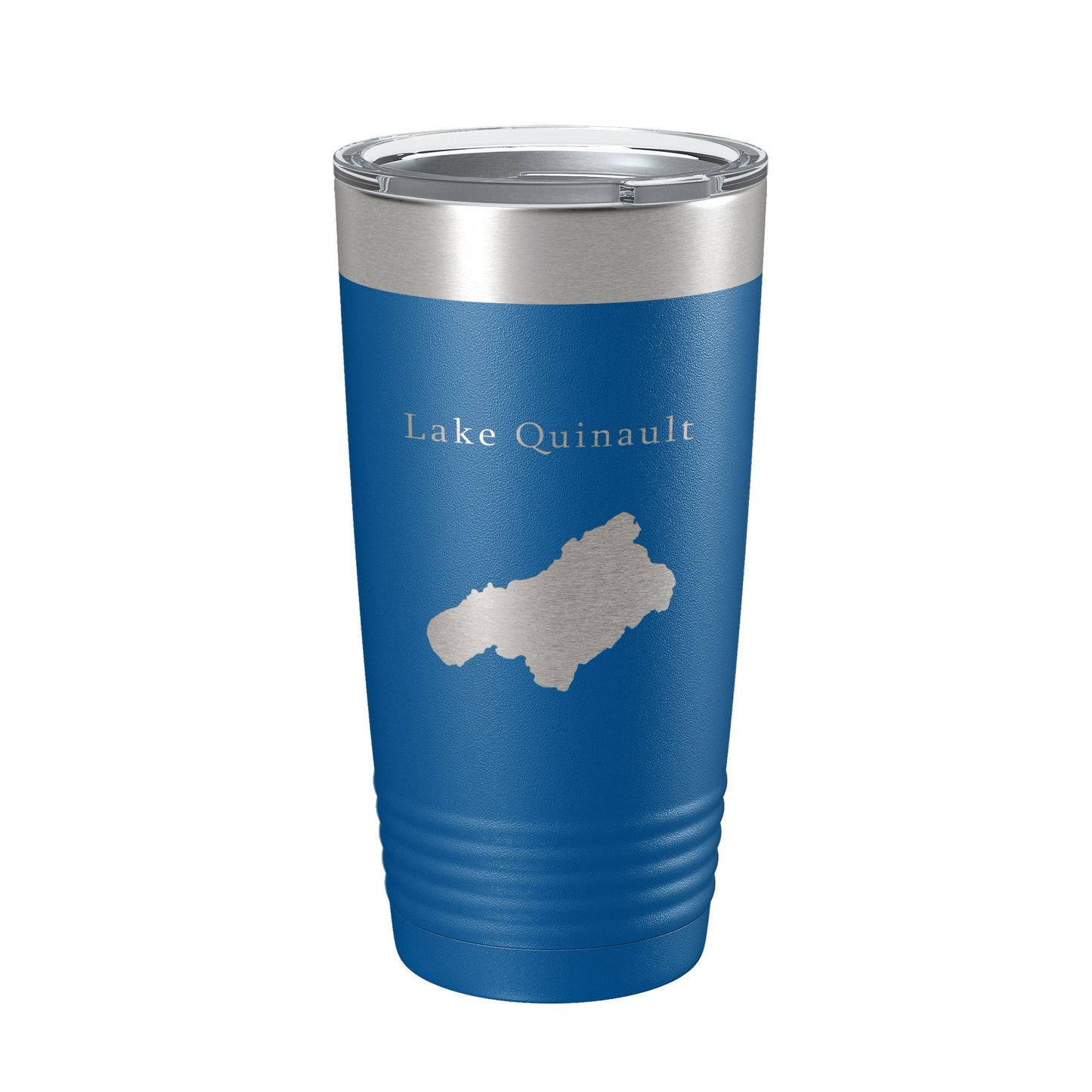 Lake Quinault Map Tumbler Travel Mug Insulated Laser Engraved Coffee Cup Washington 20 oz