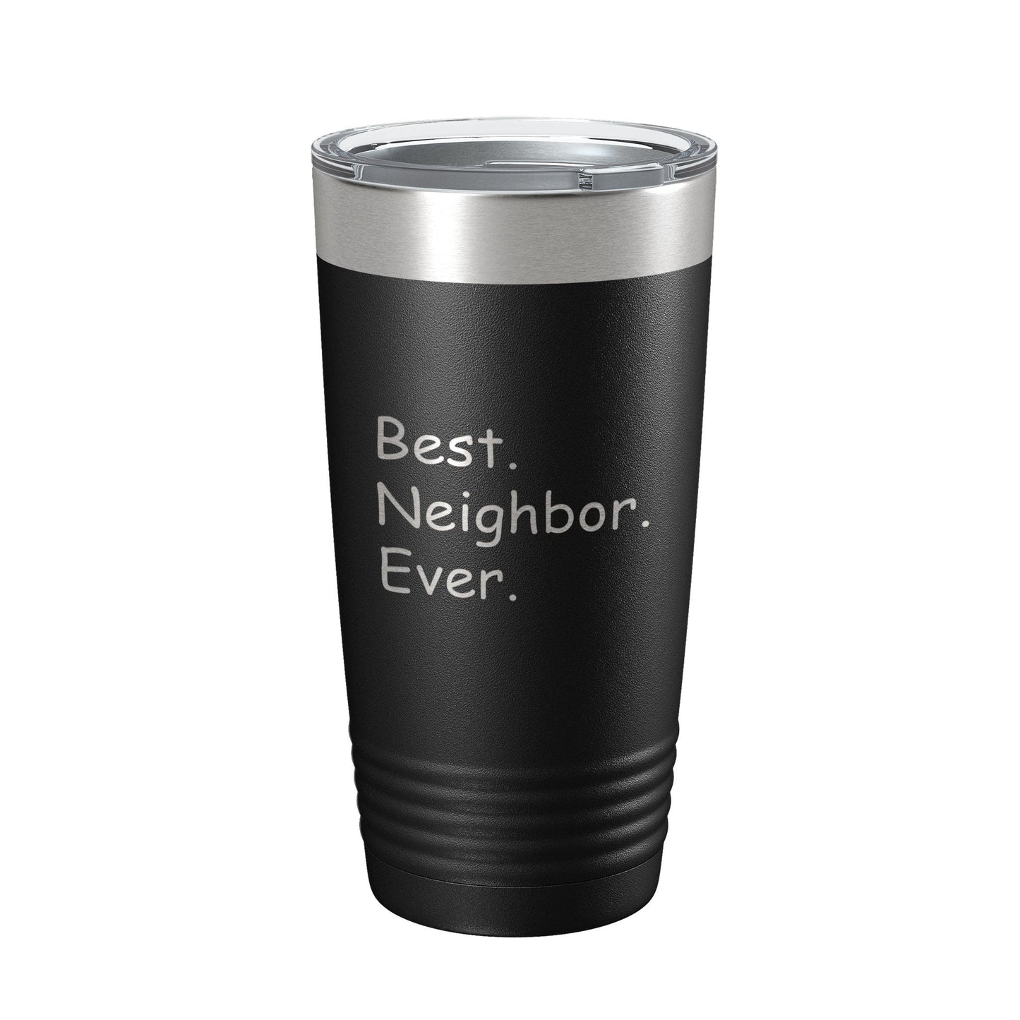 Best Neighbor Ever Tumbler Moving Travel Mug Insulated Laser Engraved Coffee Cup Housewarming Gift New Going Away Farewell Thank You 20 oz