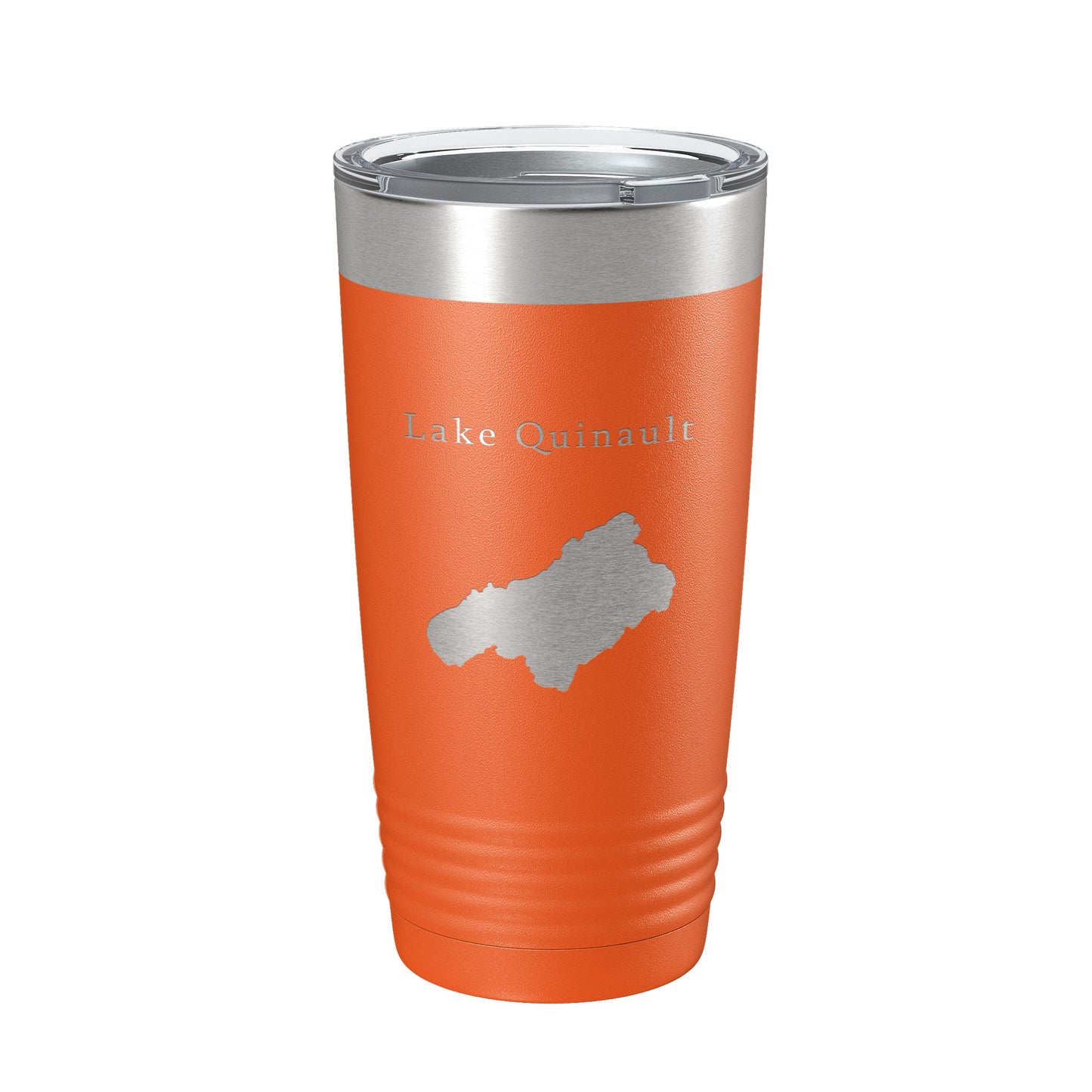 Lake Quinault Map Tumbler Travel Mug Insulated Laser Engraved Coffee Cup Washington 20 oz