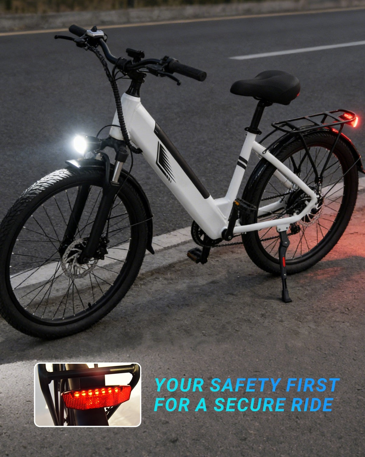 Electric Bike For Adults, 500W Motor 26" Electric Bicycle, 48V 10.4Ah Battery