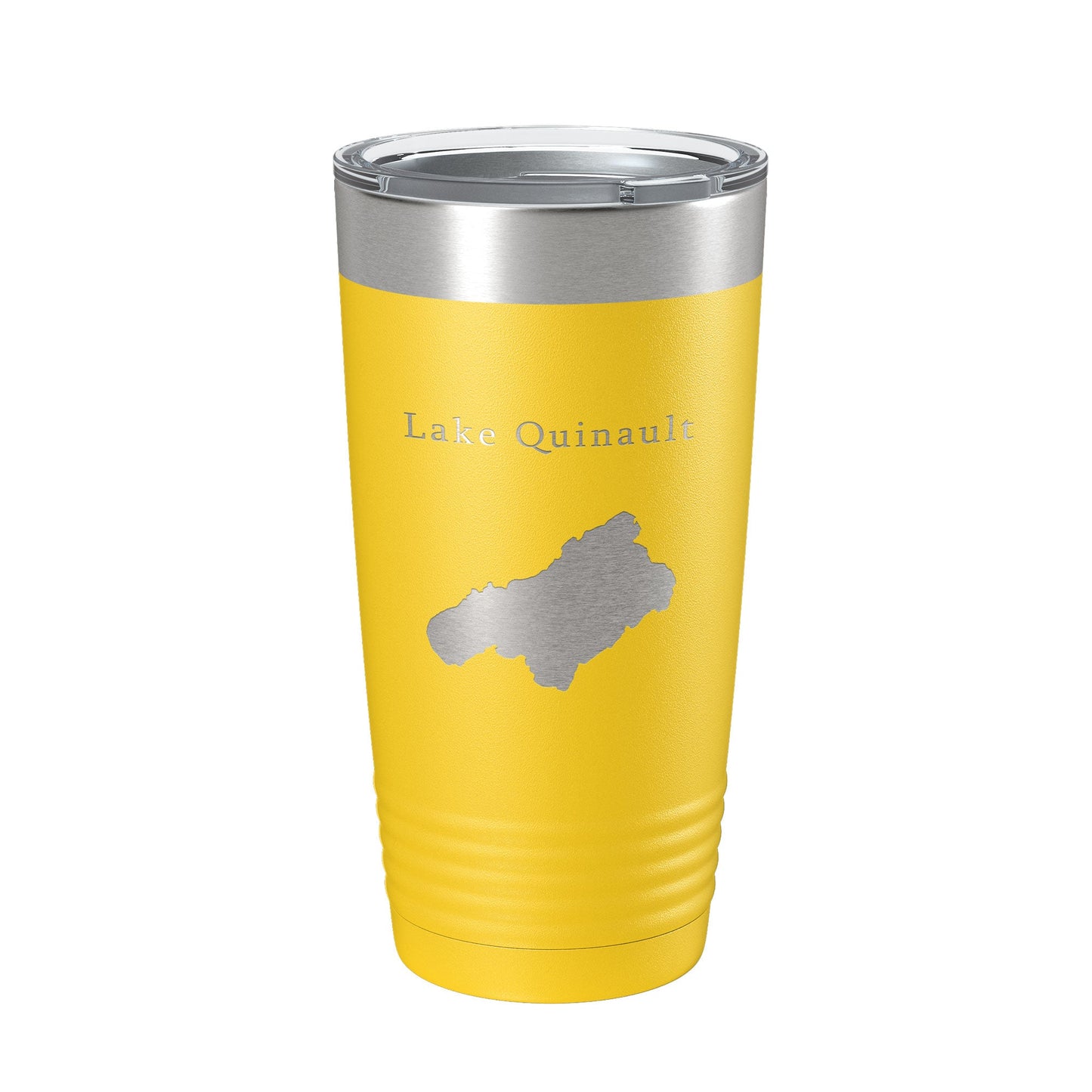 Lake Quinault Map Tumbler Travel Mug Insulated Laser Engraved Coffee Cup Washington 20 oz