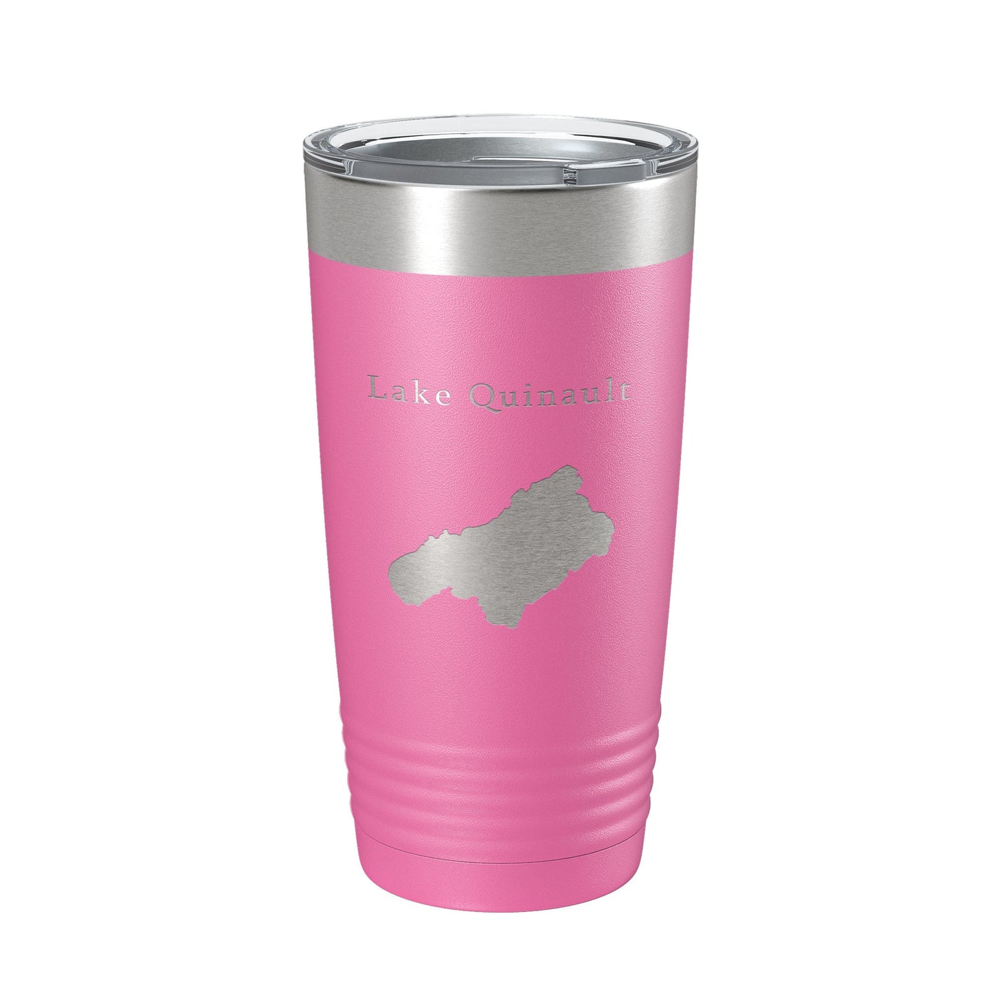 Lake Quinault Map Tumbler Travel Mug Insulated Laser Engraved Coffee Cup Washington 20 oz