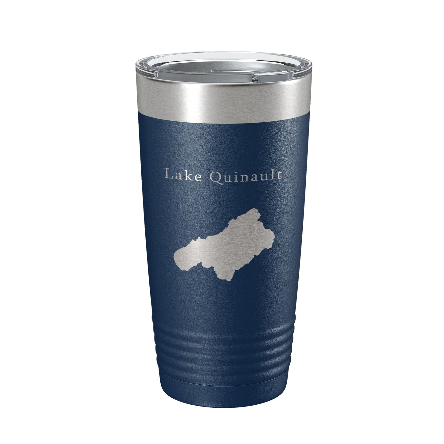Lake Quinault Map Tumbler Travel Mug Insulated Laser Engraved Coffee Cup Washington 20 oz