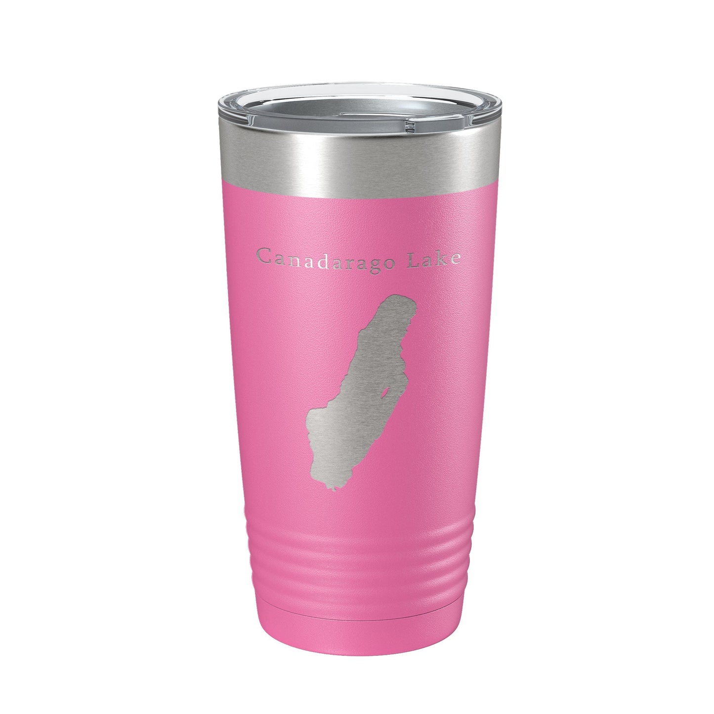 Canadarago Lake Map Tumbler Travel Mug Insulated Laser Engraved Coffee Cup New York 20 oz-11