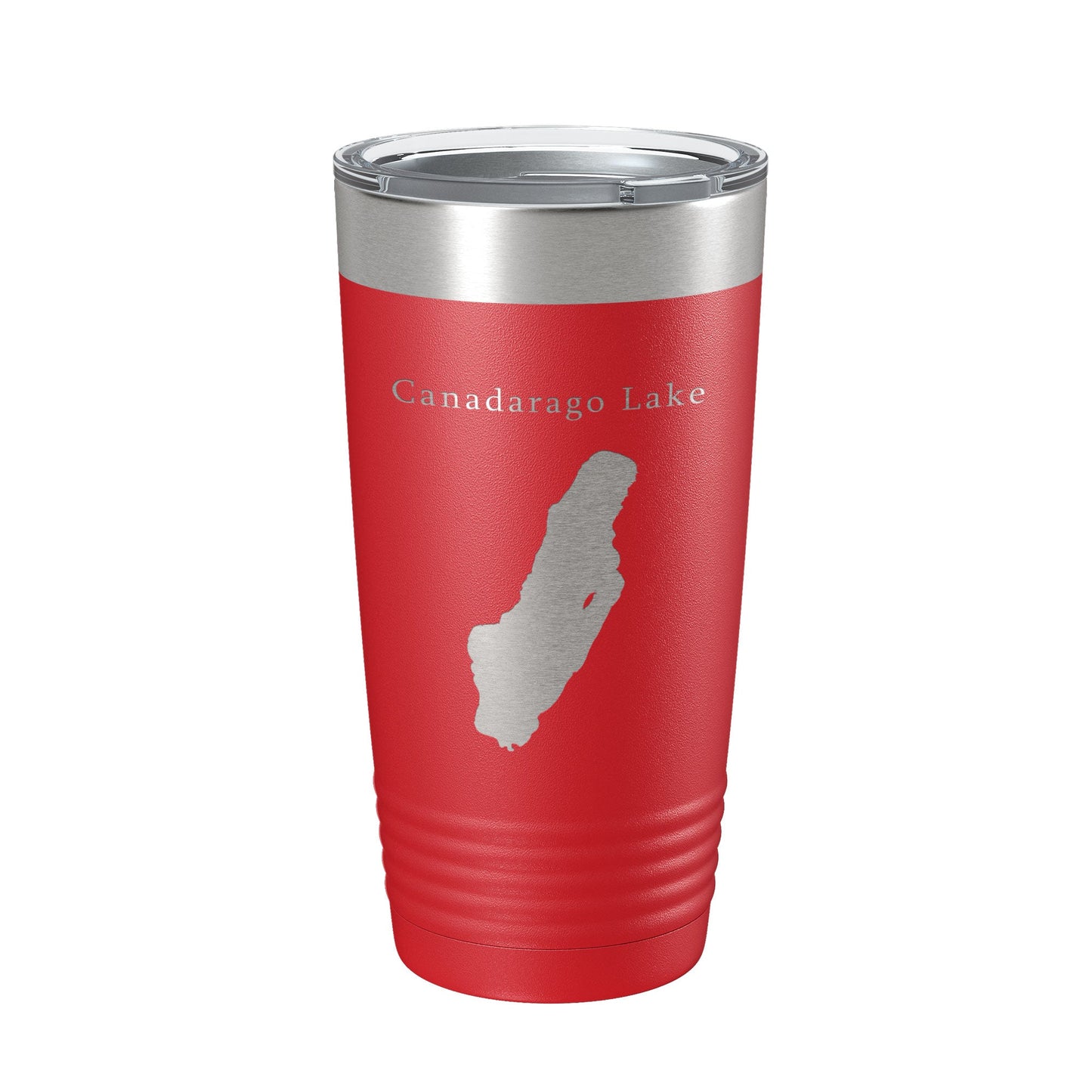 Canadarago Lake Map Tumbler Travel Mug Insulated Laser Engraved Coffee Cup New York 20 oz-10